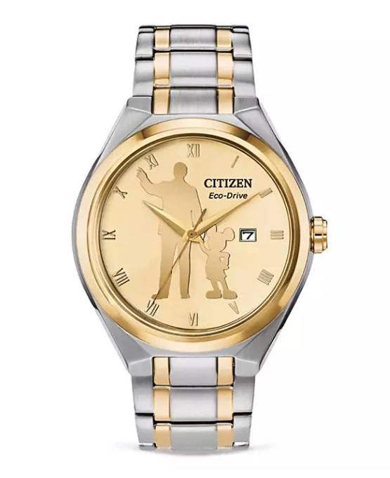 Disney Men's Wrist Watch - Citizen Eco-Drive - Mickey And Walt - Partners