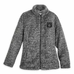 Disney Jacket For Women - Walt Disney World Plush Fleece - Gray