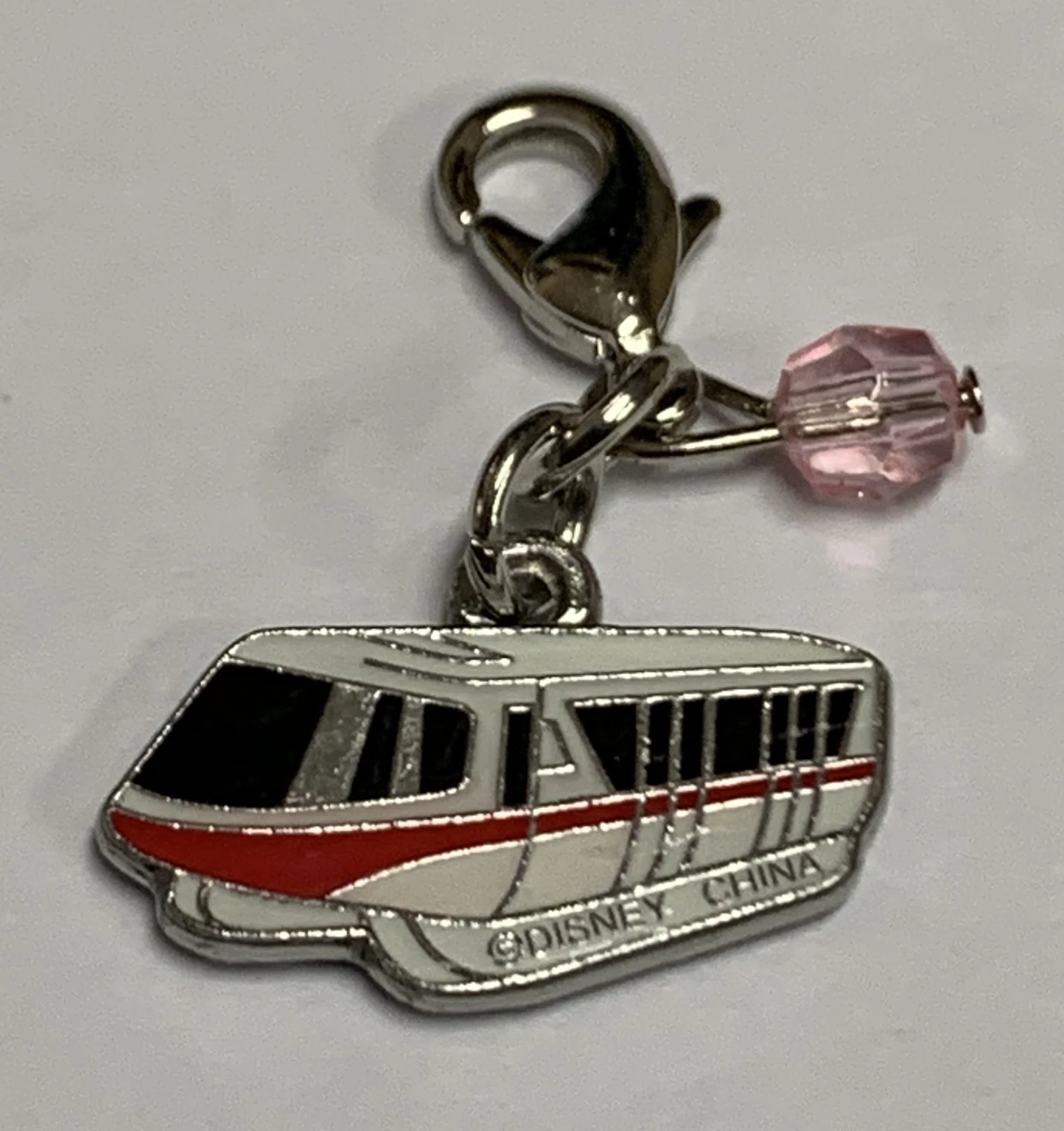 Disney Dangle Charm - Monorail - Red Stripe