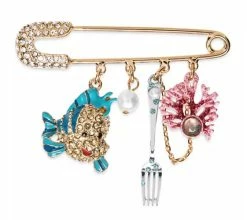 Disney Betsey Johnson Pin - The Little Mermaid Dangle