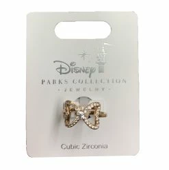 Disney Ring - Minnie Mouse Bow Crystals - Rose Gold