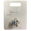 Disney Ring - Cinderella Carriage With Blue Gem - Silver