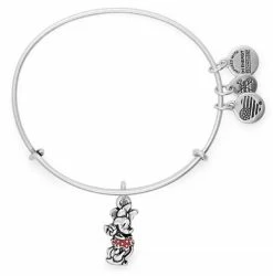 Disney Alex & Ani Bracelet - Classic Minnie Mouse - Red Dress