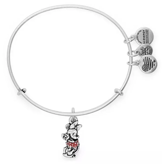 Disney Alex & Ani Bracelet - Classic Minnie Mouse - Red Dress