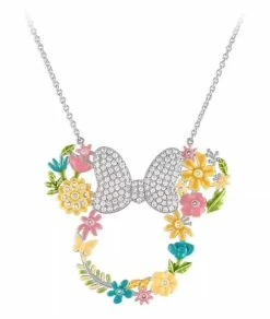 Disney Rebecca Hook Necklace - Minnie Mouse Flower Icon