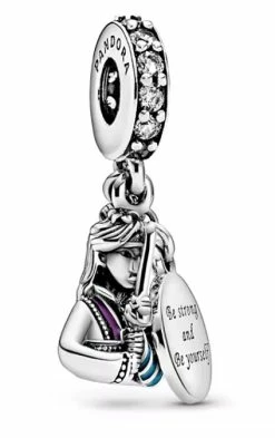 Disney Pandora Charm - Mulan - Be Brave And Be Yourself
