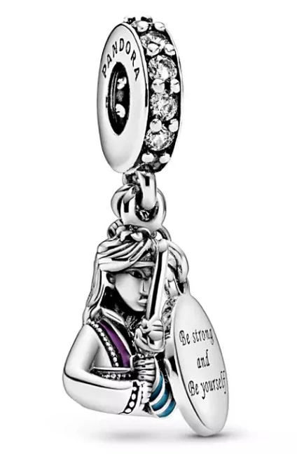 Disney Pandora Charm - Mulan - Be Brave And Be Yourself