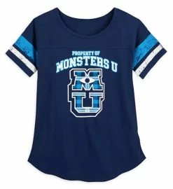 Disney Shirt For Women - Monsters University Football T-Shirt