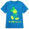 Disney T-Shirt For Kids - Mickey Mouse Classic Neon - Blue