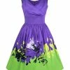 Disney Dress For Women - The Dress Shop - Maleficent - Purple & Green