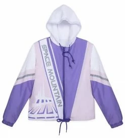 Disney Windbreaker For Women - Space Mountain - Pink & Purple