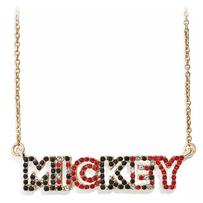 Disney BaubleBar Necklace - Mickey Mouse Lettering