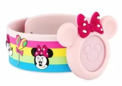 Disney Magic Band Slap Bracelet - Minnie Mouse Rainbow