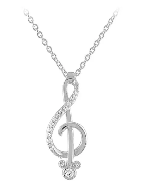 Disney Rebecca Hook Necklace - Mickey Mouse Music
