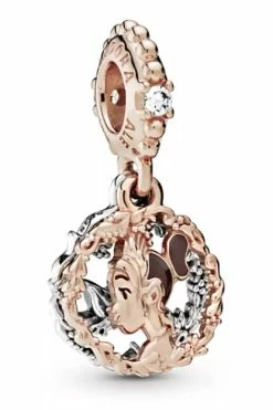 Disney Pandora Charm - Tiana - Silver And Rose Gold