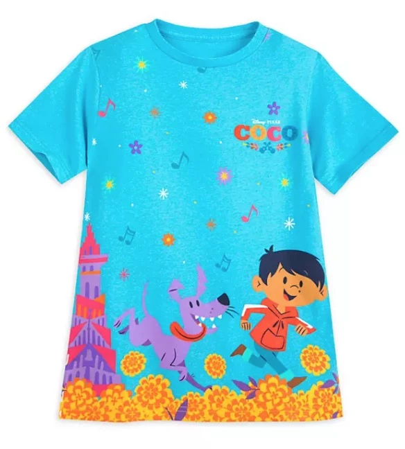 Disney Child Shirt - Miguel And Dante - Coco