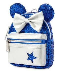 Disney Loungefly Backpack Wristlet - Minnie Mouse - Wishes Come True Blue