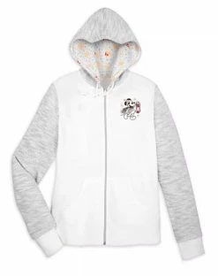 Disney Zip Hoodie - Holiday Mickey And Minnie - Silver & Gold