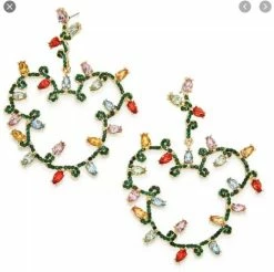 Disney BaubleBar Earrings - Mickey Mouse Holiday Lights