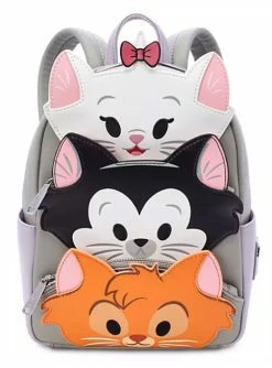 Disney Loungefly Backpack - Disney Cats - Gray
