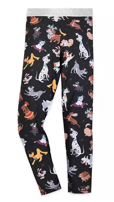 Disney Leggings For Girls - Disney Dogs - Black