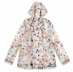 Disney Rain Jacket For Women - Reigning Cats And Dogs