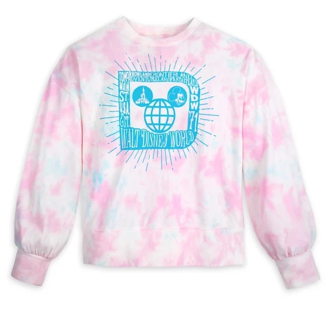 Disney Pullover For Women - Walt Disney World - Pink Faded Color