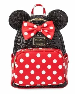 Disney Loungefly Backpack - Minnie Mouse Sequin And Polka Dot