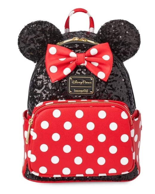 Disney Loungefly Backpack - Minnie Mouse Sequin And Polka Dot