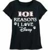 Disney T-Shirt For Women - 101 Reasons I Love Disney