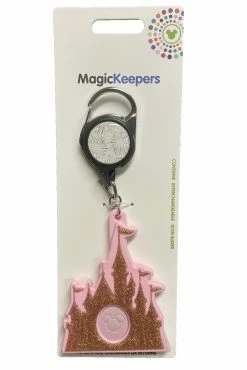 Disney Retractable MagicKeepers Clip - Cinderella Castle