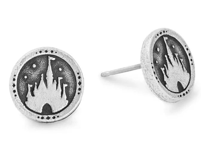 Disney Alex And Ani Earrings - Fantasyland Castle