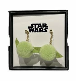 Disney Dangle Earrings - Baby Yoda - Star Wars - Pom Pom