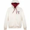 Disney Zip Up Hoodie For Women - Holiday Mickey - White