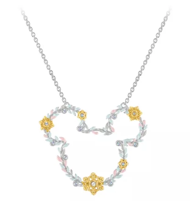 Disney Rebecca Hook Necklace - Mickey Holiday Stationary Pendant