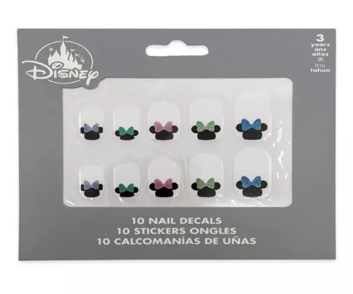 Disney Nail Decal Set - Minnie Mouse Icon Rainbow
