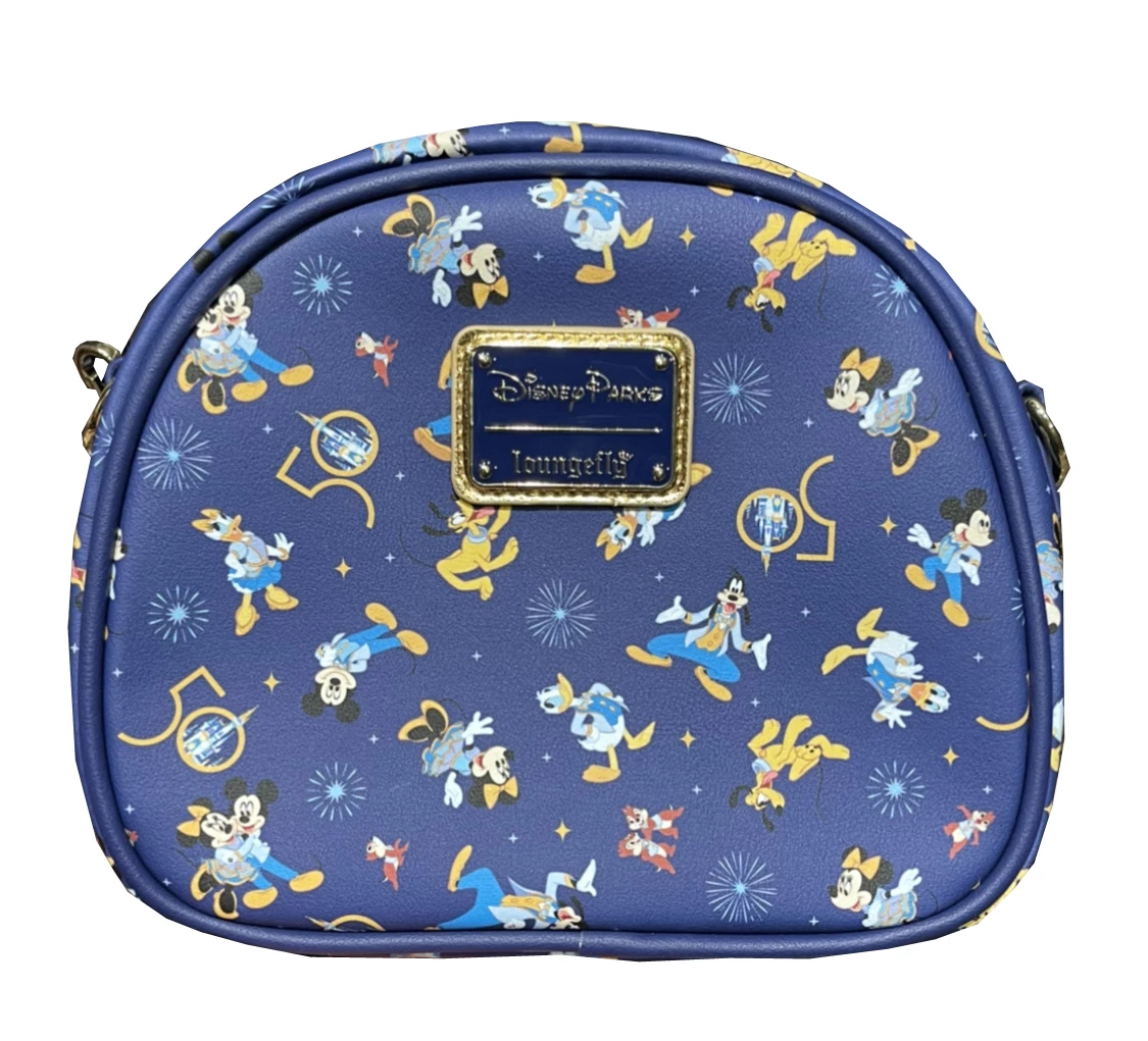 Disney Loungefly Pin Trading Bag - Walt Disney World 50th Anniversary
