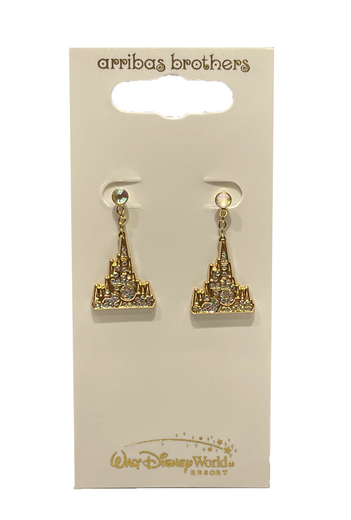 Disney Arribas Earrings - 50th Anniversary - Cinderella Castle