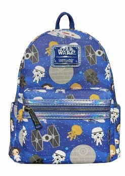 Disney Loungefly Backpack - Star Wars Chibi - Blue