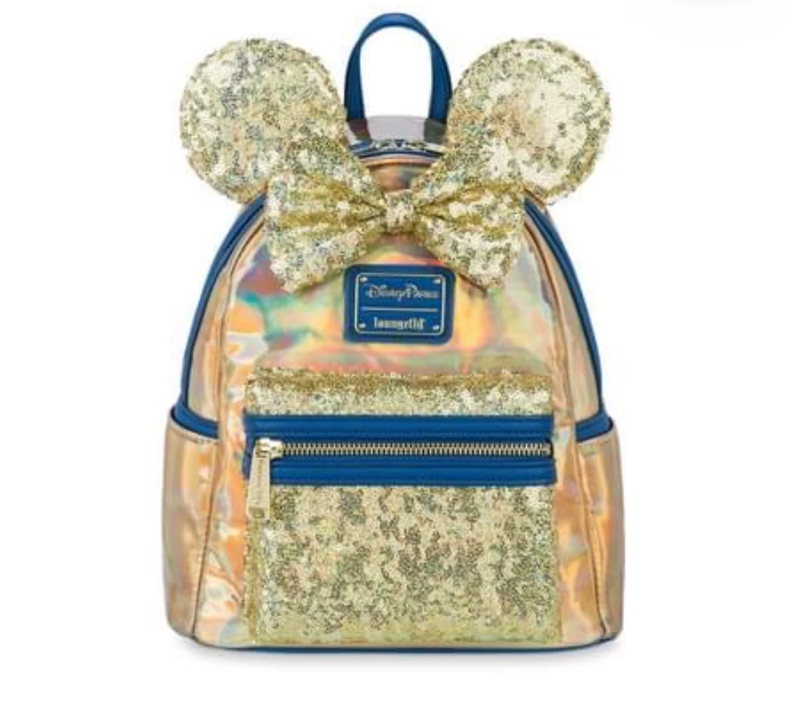 Disney Loungefly Backpack - 50th Anniversary - EARidescent Blue