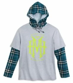 Disney Pullover Hoodie For Adults - Haunted Mansion Layered