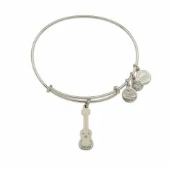 Disney Alex And Ani Bracelet - Coco Guitar - Silver