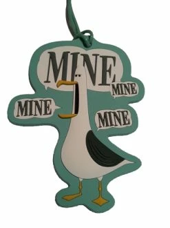 Disney Luggage Bag Tag - Finding Nemo Seagull - Mine Mine Mine