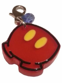 Disney Dangle Charm - Charmed In The Park - Mickey Red Shorts