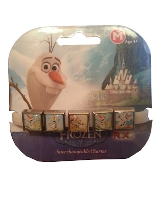 Disney Charm Bracelet - Frozen - Olaf - ROXO Interchangeable Charms