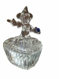 Disney Glass Jewelry Case - Sorcerer Mickey Mouse