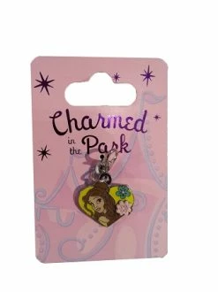 Disney Dangle Charm - Charmed In The Park - Princess Belle Heart